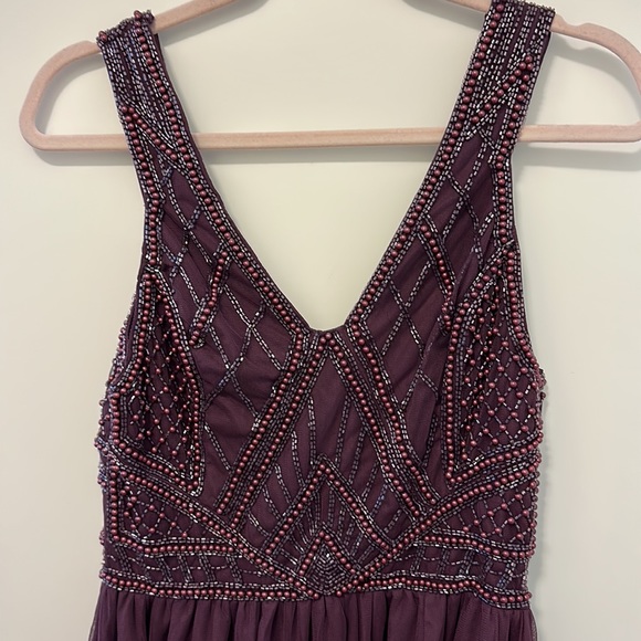 ASOS DESIGN maxi dress with tulle skirt and embellished and pearl bodice - Picture 6 of 8